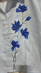Aboli-6,Hand-Painted Women's Shirt