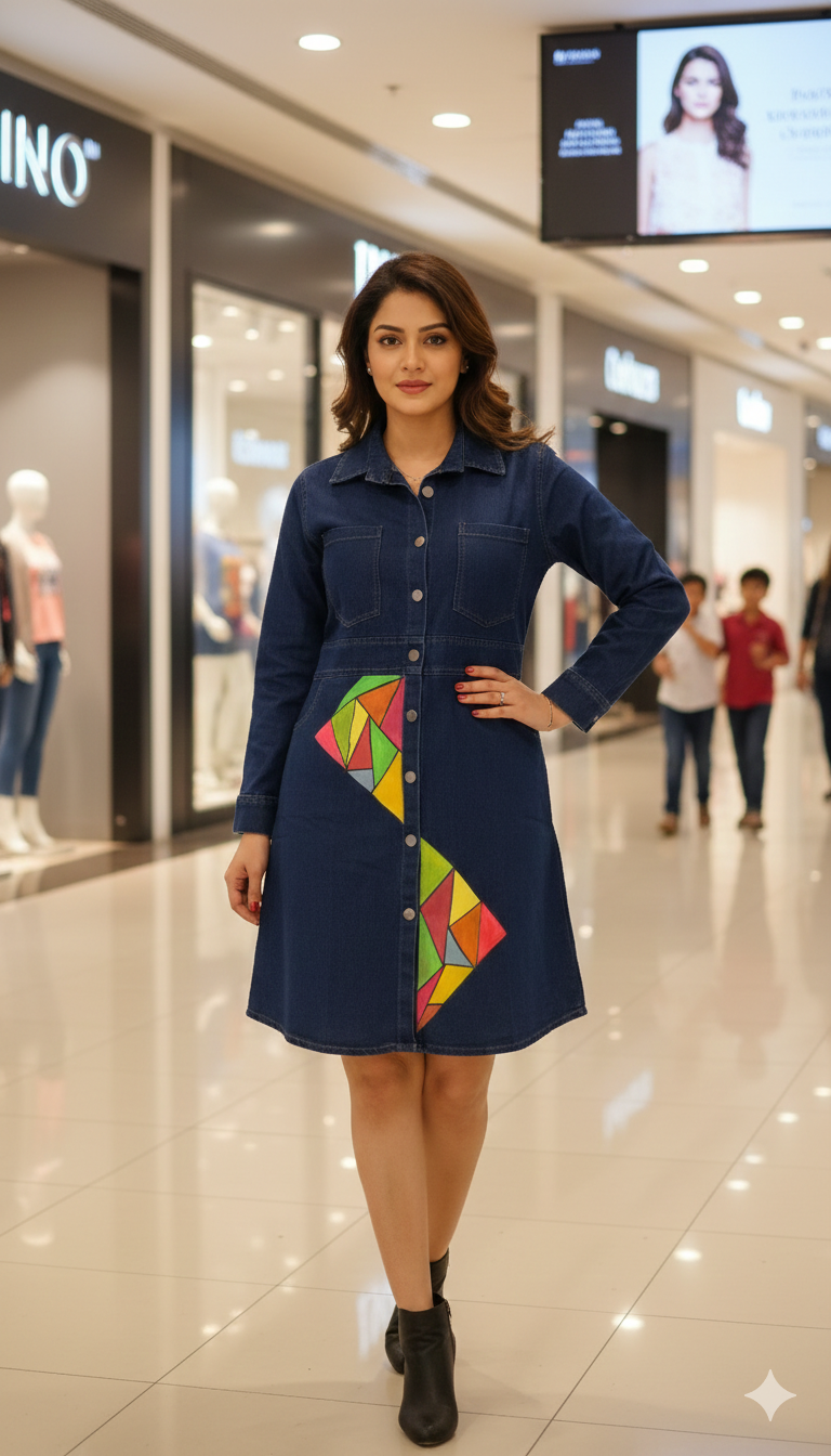 Aparajita-1, Women's Denim One Piece