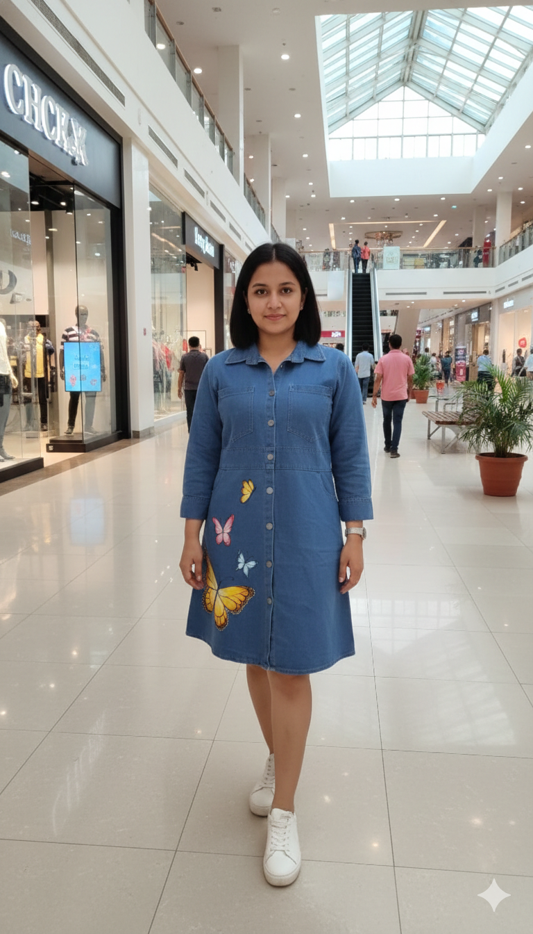 Aparajita-2, Women's Denim One Piece